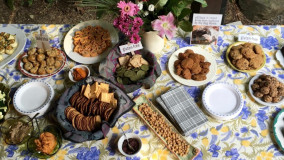 Food Table, Gabriola Island Show 2016