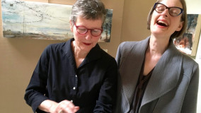 Sheila and Leslie, Gabriola Island Show 2016